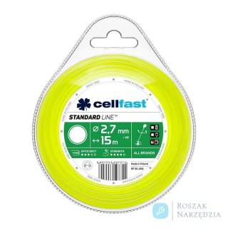 ŻYŁKA DO WYKASZARKI OKRĄGŁA 2.7MM 15M CELL-FAST