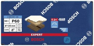 KRĄŻEK PRZYCZEPNY 125MM EXPERT EXC470 G60 PERFOROWANY BOSCH