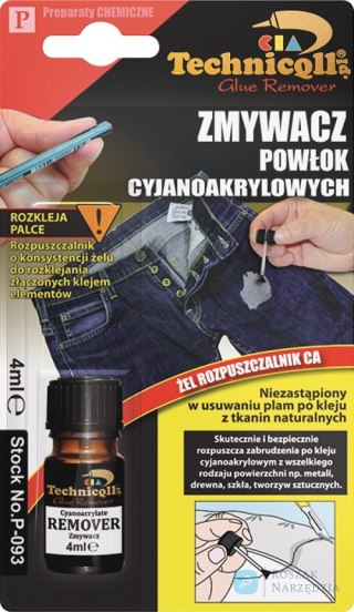 ZMYWAK POWŁOK CYJANOAKRYLOWYCH 4ML TECHNICQLL