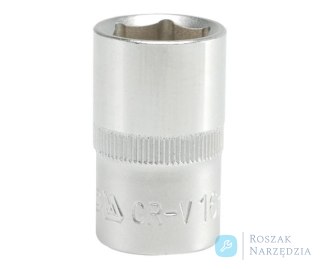 NASADKA KRÓTKA 6-KĄTNA CHROMOWANA 1/2'' 16MM YATO