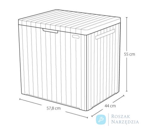 SKRZYNIA OGRODOWA/TARASOWA, CITY 113L KETER