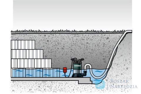 POMPA ZANURZENIOWA DO WODY CZYSTEJ TP6600 250W METABO