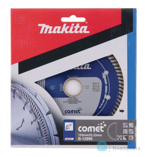 TARCZA DIAMENTOWA COMET 125*22MM SEGMENT 7 MM MAKITA