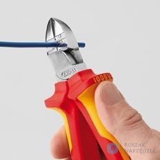 Szczypce tnące boczne do ściągania izolacji VDE 160mm KNIPEX