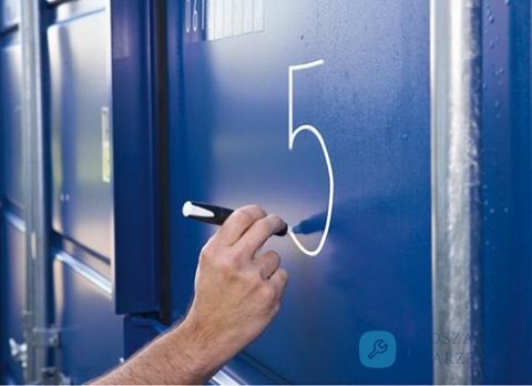 Marker permanentny VISOR przmyslowy, czarny Pica