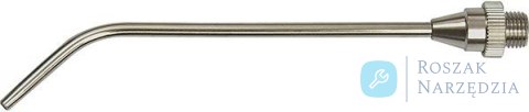 Dysza przedluzajaca do pistoletu wydmuchowego, wygieta M12x1,25 150mm z mosiadzu, RIEGLER