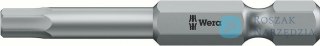 Bit ciagliwo-twardy 1/4" DIN3126E6,3do śrub z lbem z gniazdem 6-katnym 2,5x50mm Wera