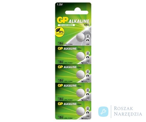 BATERIA ALK.ZEGARKOWA 1.5V 186, LR43, V12GA, D186A GP BATTERY