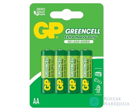 BATERIA GREENCELL 1.5V R6 4 SZTUKI GP BATTERY