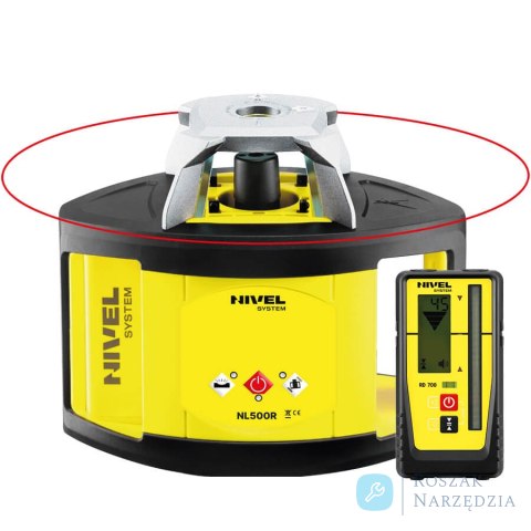 NIWELATOR LASEROWY NL500R CZERW. NIVEL SYSTEM NIVEL