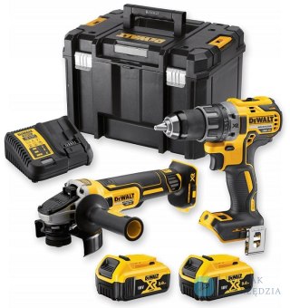 ZESTAW COMBO 18V DCD791 + DCG405 2*5.0AH TSTAK DEWALT