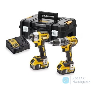 ZESTAW NARZĘDZI DCD796+DCF887 2*5,0AH TSTAK II DEWALT