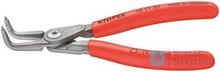 Szczypce Segera do pierścieni osadczych wewnętrzne  210 mm, wygiete 90°, 48 21 J31 KNIPEX