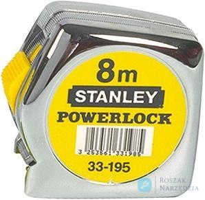 Taśma miernicza kieszonkowa Powerlock, metalowa 5mx19mm STANLEY