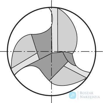 Frez trzpieniowy WN VHM, nanopoler.kraw.skraw., wzmocniony skok rdzenia, HA 3xD 20mm GÜHRING