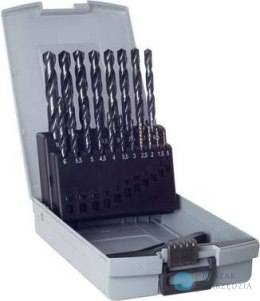 Zestaw wiertel kręte DIN338 szlifowane HSS,typ N, 1-10mm GÜHRING