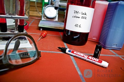 Marker permanentny 400 kolor czerwony edding Marker permanentny 400 kolor czerwony edding