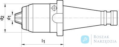 Wiertło rdzen.krótkie KBK HSS,chwyt Weldon 42/30mm VARIOPlus, BDS