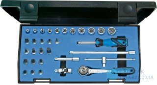 Zestaw nasadek 1/4", 6-kątnych, 32-cz. 20IMU-3, GEDORE