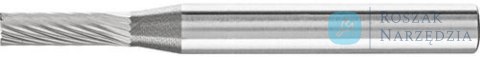 Frez trzpieniowy cylindr,z uzeb.czolowym 0413, 5 6mm 4x13mm ze stopow tward. Pferd
