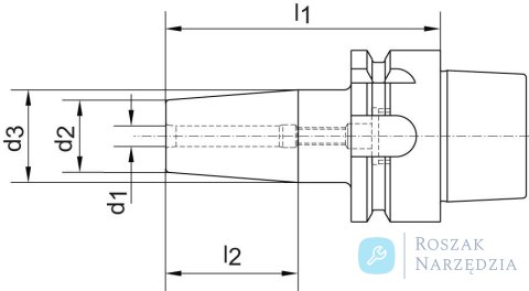 Wiertło kręte DIN340 HSSE TiN,typ GU,3,2mm GÜHRING