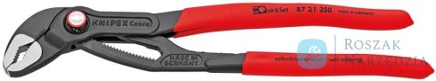 Szczypce nastawne do rur Cobra, 300 mm, QuickSet, 87 21 300, KNIPEX Szczypce nastawne do rur Cobra, 300 mm, QuickSet, 87 21 300, KNIPEX