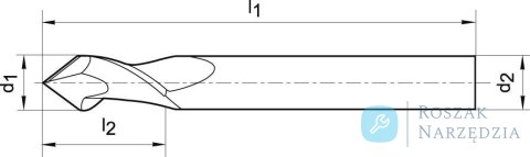 Wiertło kręte DIN338 HSSE typ N,7,70mm GÜHRING