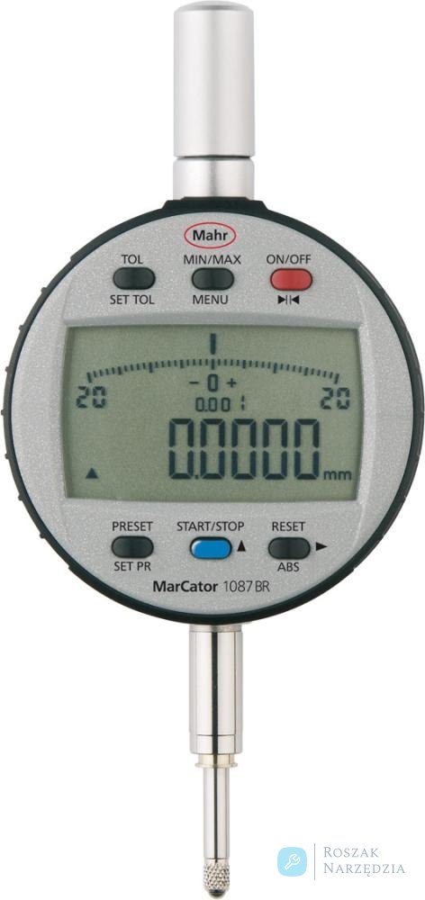 Czujnik zegarowy, cyfrowy MarCator 0,0005/12,5mm 1087BRiMAHR