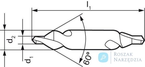 Wiertło kręte DIN345, HSSCo5, szlifowane, typ INOX, chwyt MK 12,5mm GÜHRING