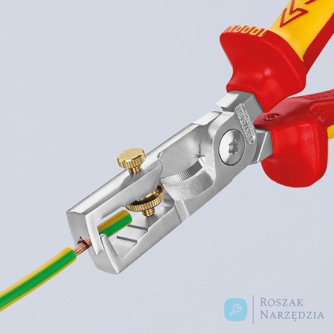 Nożyce do sciągania izolacji i cięcia kabli, 180mm, 13 66 180, KNIPEX