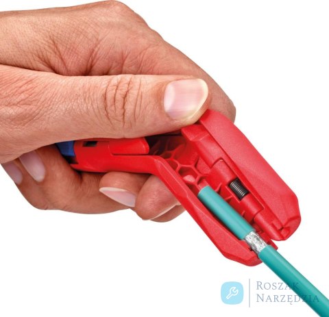Przyrząd do sciągania izolacji 8-13mm, ErgoStrip, 16 95 02 SB, KNIPEX Przyrząd do sciągania izolacji 8-13mm, ErgoStrip, 16 95 02 SB, KNIPEX