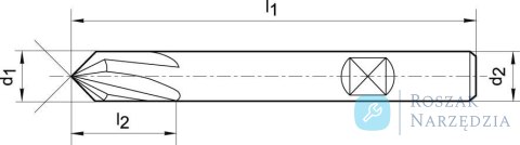 Rozwiert.HNC WN VHM TiALNtyp UNI,do otw.przelot. 11,97mm BECK