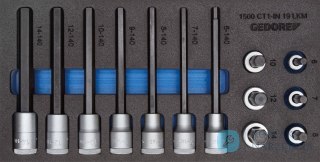 Zestaw nasadek wkrętakowych 1/2″ IMBUS - moduł narzędziowy CT1/3 GEDORE
