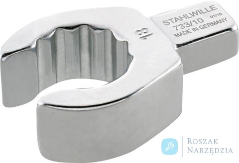 Klucz oczkowy wtykowy otwarty 12mm 9x12mm STAHLWILLE