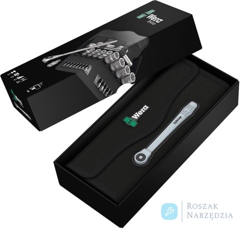Zestaw koncowek wymiennych klucza nasadowego 1/4" ZYKLOP push, 28-cz. Wera