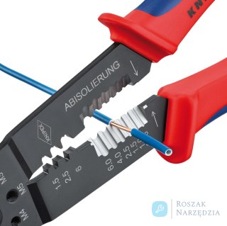 Szczypce do zagniatania 9722240, do izolowanych końcówek kablowych 0,75-6 mm KNIPEX