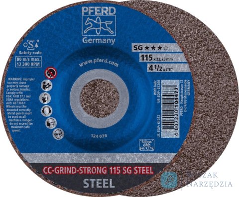 Sciernica tarcz.CC-GRIND STRONG-STEEL 125mm PFERD