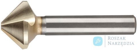 Pogłębiacz stożkowy HSSE -PMTiZrN90,z nierówniemerną podziałką, pełnowęglikowy10,4mm BECK