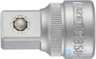 Adapter zwiększający z 4-kąt. wewnętrzne  na 4-kąt zewn. 1/2", 8858-1 HAZET