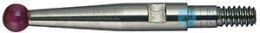 Koncowka pomiarowa z kulka rubinowa D2x12mm KÄFER