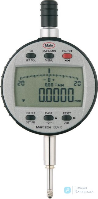 Czujnik zegarowy, cyfrowy MarCator 0,0005/50mm 1087R MAHR
