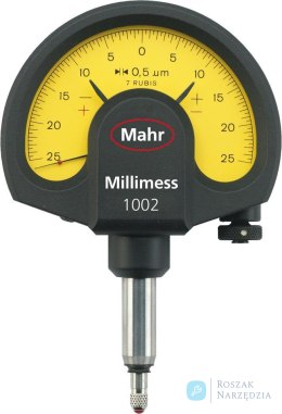Mikrokator precyzyjny Millimess 0,01mm wodoszczelny MAHR