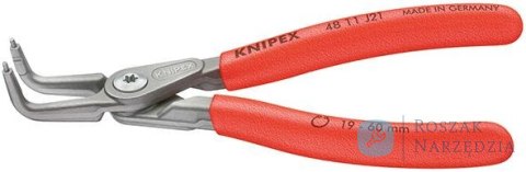 Szczypce Segera do pierścieni osadczych wewnętrzne 305 mm, wygiete 90°, 48 21 J41 KNIPEX Szczypce Segera do pierścieni osadczych wewnętrzne 305 mm, wygiete 90°, 48 21 J41 KNIPEX