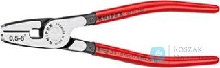 Szczypce do zagniatania tulejek kablowych 0,5-6mm, 180mm, 97 81 180, KNIPEX