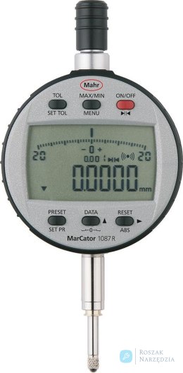 Czujnik zegarowy,elektr.,1087 R-HR 12,5 mm (0,5