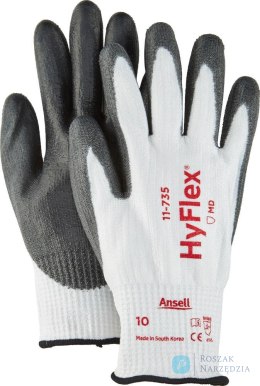Rękawice antyprzecięciowe HyFlex 11-735, rozmiar 10 Ansell