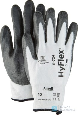 Rękawice antyprzecięciowe HyFlex 11-724, rozmiar 10 Ansell