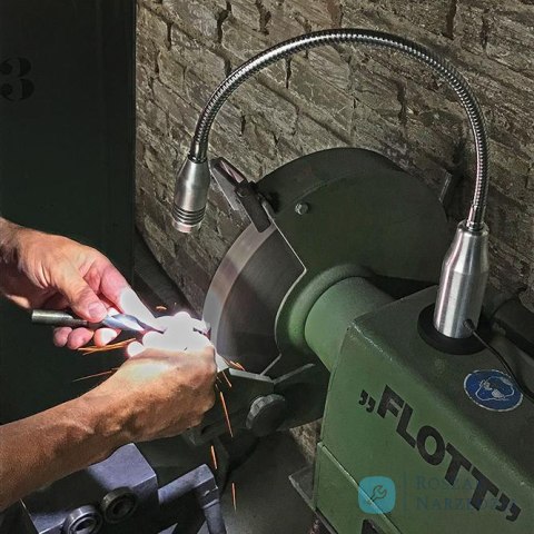 Lampa robocza z oswietleniem punktowym ze sciemniaczem 28mm Bauer + Böcker