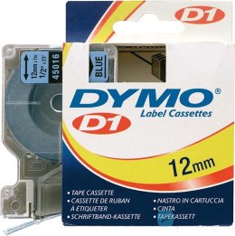 Taśma  do drukarek etykiet D1 45016, czarna/niebieska 12mmx7m DYMO