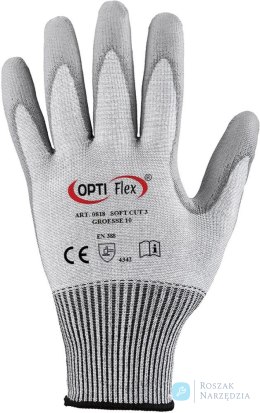 Rękawice chroniące przed przecięciem Soft Cut 3, HDPE, rozmiar 10